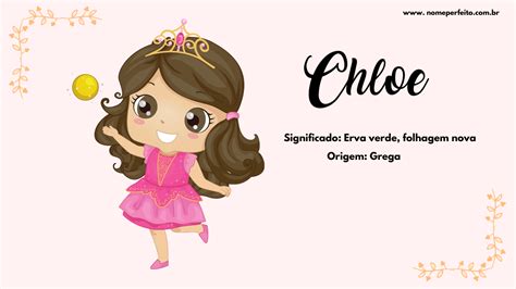 Significado do nome Chloé .